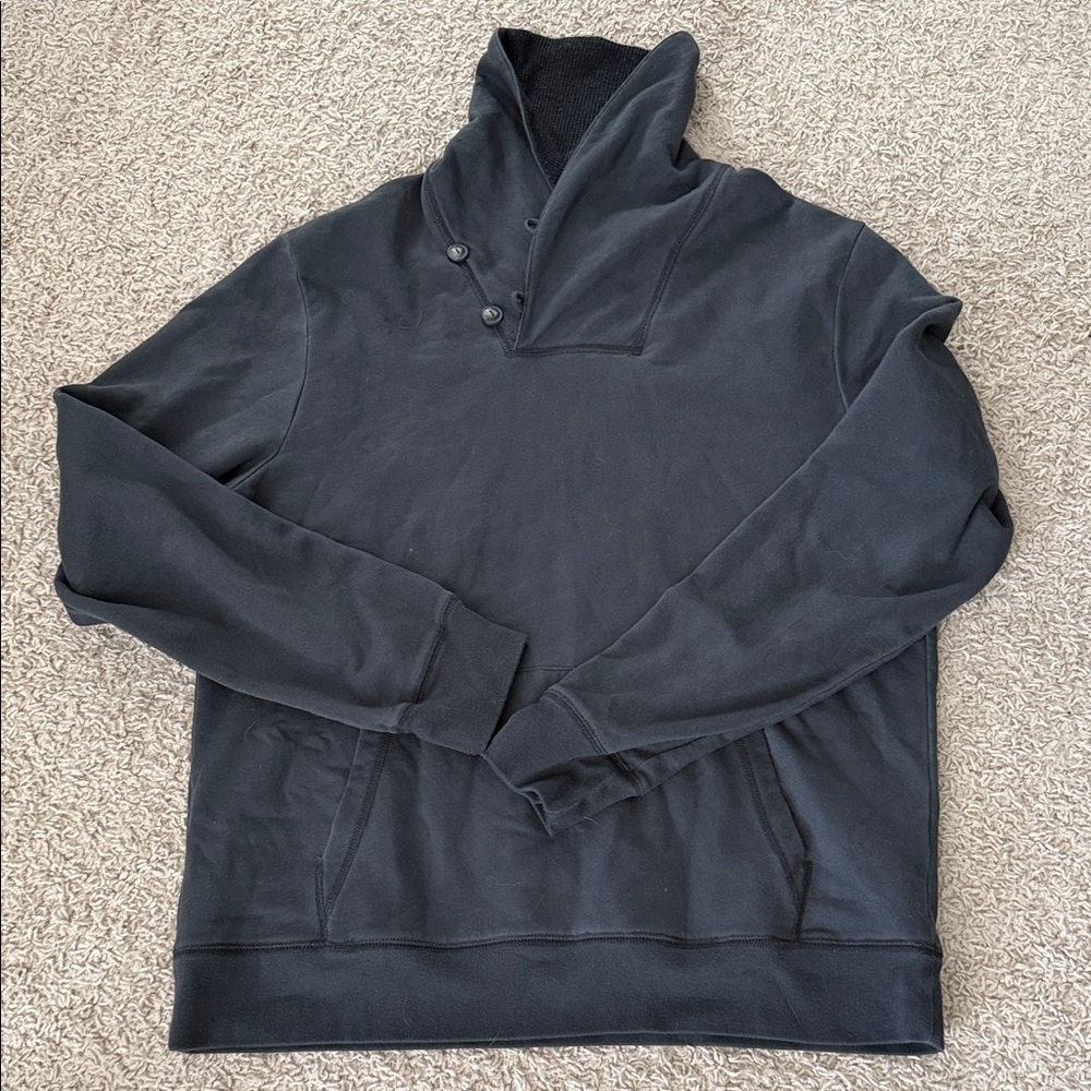 Converse Men's Black Turtleneck Sweater